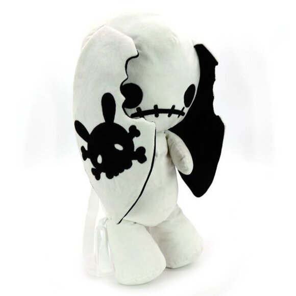 SPOOKYVILLE CRITTERS Naughty Bunny Glow in the Dark Plush Backpack - Picture 2 of 3